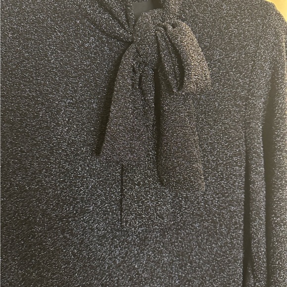 Black Halo 
Coralia Metallic Tie-Neck Mini Dress SZ 10 NWT MSRP $345 SOLD OUT - Picture 11 of 11